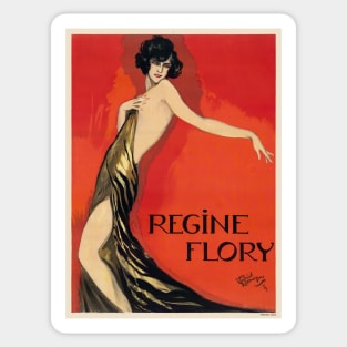 France Vintage Art Deco Poster 1925 Sticker